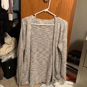 Mossimo light grey cardigan